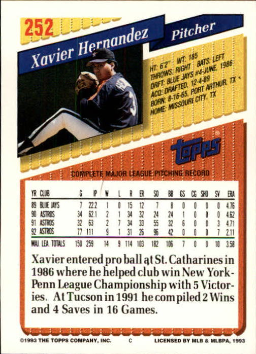 B4361- 1993 Topps Inaugural Rockies BB #s 251-500 -You Pick- 10+ FREE US SHIP - Picture 5 of 463