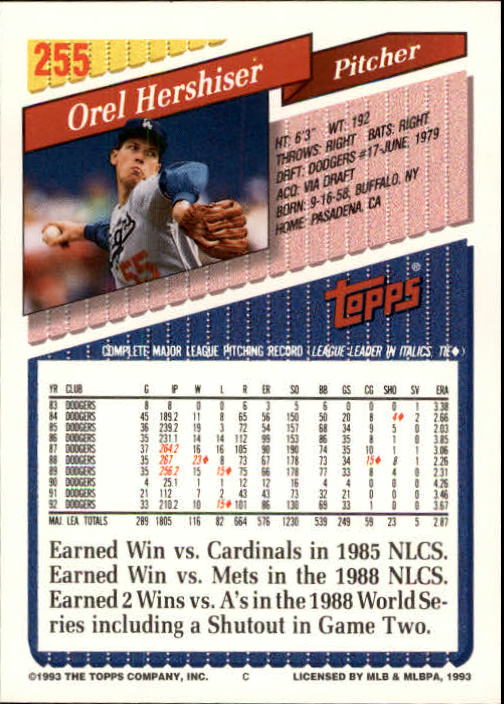 B4361- 1993 Topps Inaugural Rockies BB #s 251-500 -You Pick- 10+ FREE US SHIP - Picture 11 of 463
