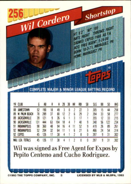 B4361- 1993 Topps Inaugural Rockies BB #s 251-500 -You Pick- 10+ FREE US SHIP - Picture 13 of 463