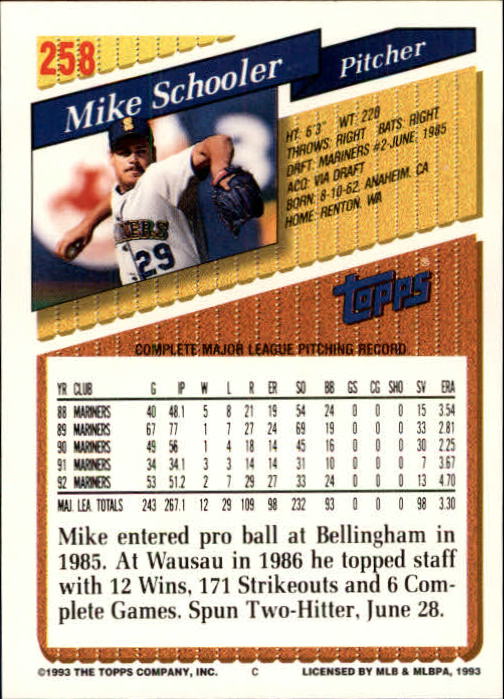 B4361- 1993 Topps Inaugural Rockies BB #s 251-500 -You Pick- 10+ FREE US SHIP - Picture 17 of 463