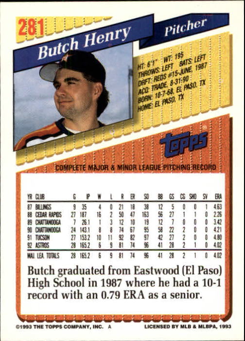 B4361- 1993 Topps Inaugural Rockies BB #s 251-500 -You Pick- 10+ FREE US SHIP - Picture 63 of 463