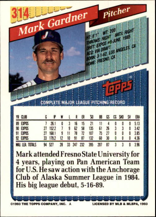 B4361- 1993 Topps Inaugural Rockies BB #s 251-500 -You Pick- 10+ FREE US SHIP - Picture 127 of 463