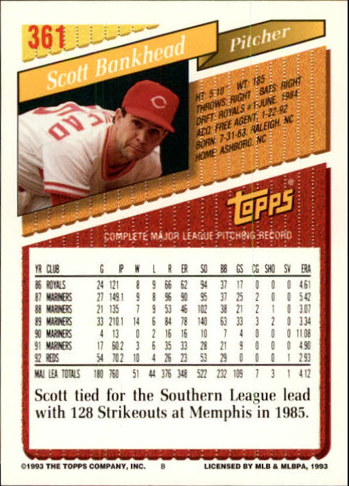 B4361- 1993 Topps Inaugural Rockies BB #s 251-500 -You Pick- 10+ FREE US SHIP - Picture 215 of 463