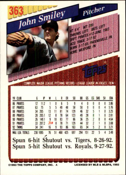 B4361- 1993 Topps Inaugural Rockies BB #s 251-500 -You Pick- 10+ FREE US SHIP - Picture 219 of 463