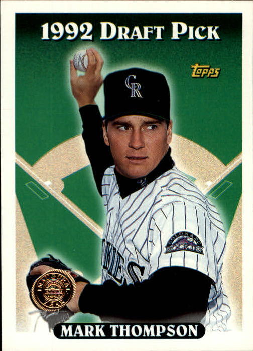B4361- 1993 Topps Inaugural Rockies BB #s 251-500 -You Pick- 10+ FREE US SHIP - Picture 306 of 463