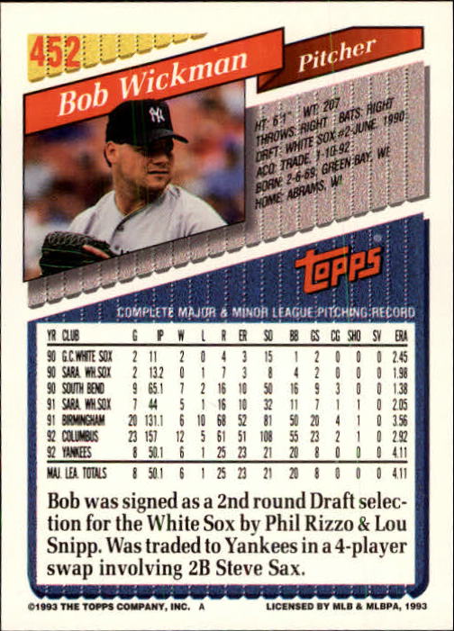 B4361- 1993 Topps Inaugural Rockies BB #s 251-500 -You Pick- 10+ FREE US SHIP - Picture 369 of 463