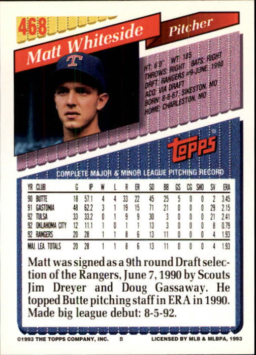 B4361- 1993 Topps Inaugural Rockies BB #s 251-500 -You Pick- 10+ FREE US SHIP - Picture 401 of 463