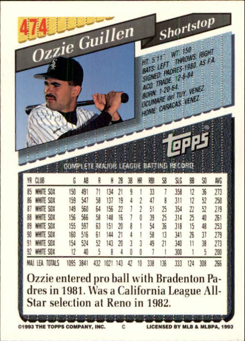 B4361- 1993 Topps Inaugural Rockies BB #s 251-500 -You Pick- 10+ FREE US SHIP - Picture 413 of 463