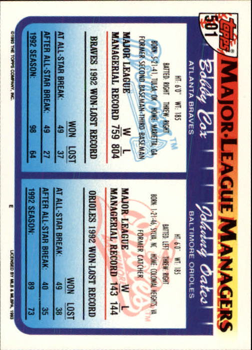 B4361- 1993 Topps Inaugural Rockies BB #s 501-750 -You Pick- 10+ FREE US SHIP - Picture 3 of 483