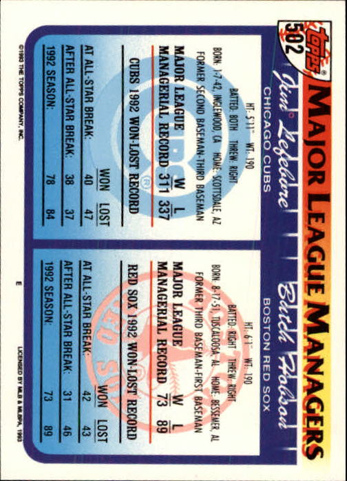 B4361- 1993 Topps Inaugural Rockies BB #s 501-750 -You Pick- 10+ FREE US SHIP - Picture 5 of 483