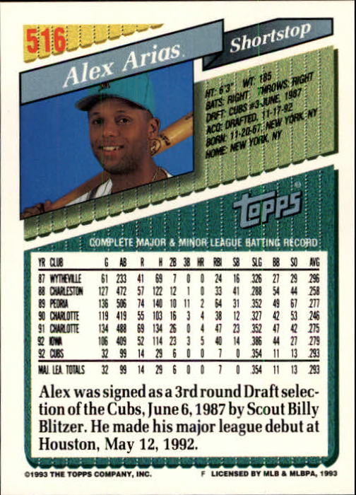 B4361- 1993 Topps Inaugural Rockies BB #s 501-750 -You Pick- 10+ FREE US SHIP - Picture 29 of 483