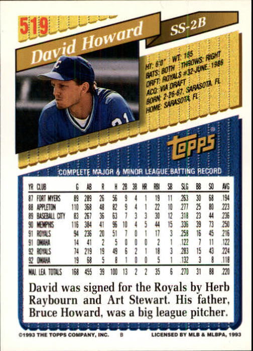 B4361- 1993 Topps Inaugural Rockies BB #s 501-750 -You Pick- 10+ FREE US SHIP - Picture 35 of 483
