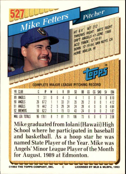 B4361- 1993 Topps Inaugural Rockies BB #s 501-750 -You Pick- 10+ FREE US SHIP - Picture 49 of 483
