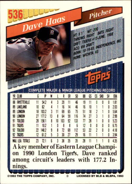 B4361- 1993 Topps Inaugural Rockies BB #s 501-750 -You Pick- 10+ FREE US SHIP - Picture 67 of 483