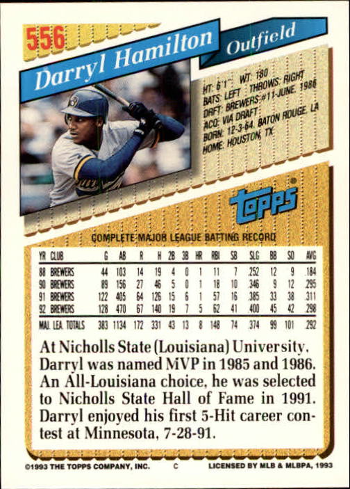 B4361- 1993 Topps Inaugural Rockies BB #s 501-750 -You Pick- 10+ FREE US SHIP - Picture 107 of 483