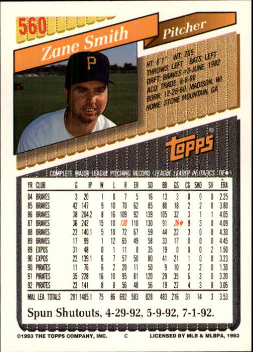 B4361- 1993 Topps Inaugural Rockies BB #s 501-750 -You Pick- 10+ FREE US SHIP - Picture 115 of 483