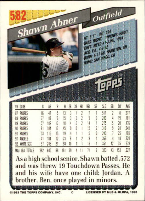 B4361- 1993 Topps Inaugural Rockies BB #s 501-750 -You Pick- 10+ FREE US SHIP - Picture 157 of 483