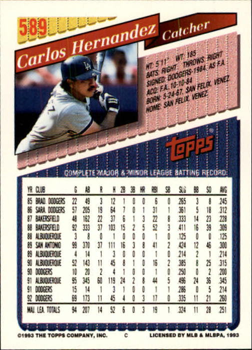 B4361- 1993 Topps Inaugural Rockies BB #s 501-750 -You Pick- 10+ FREE US SHIP - Picture 171 of 483