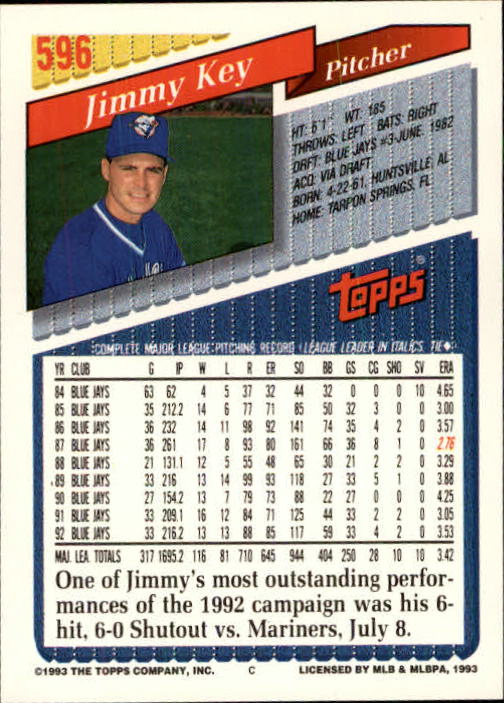 B4361- 1993 Topps Inaugural Rockies BB #s 501-750 -You Pick- 10+ FREE US SHIP - Picture 185 of 483