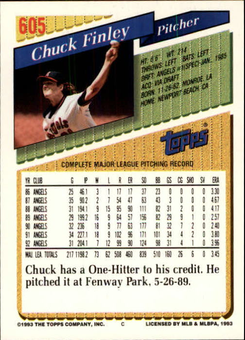 B4361- 1993 Topps Inaugural Rockies BB #s 501-750 -You Pick- 10+ FREE US SHIP - Picture 203 of 483