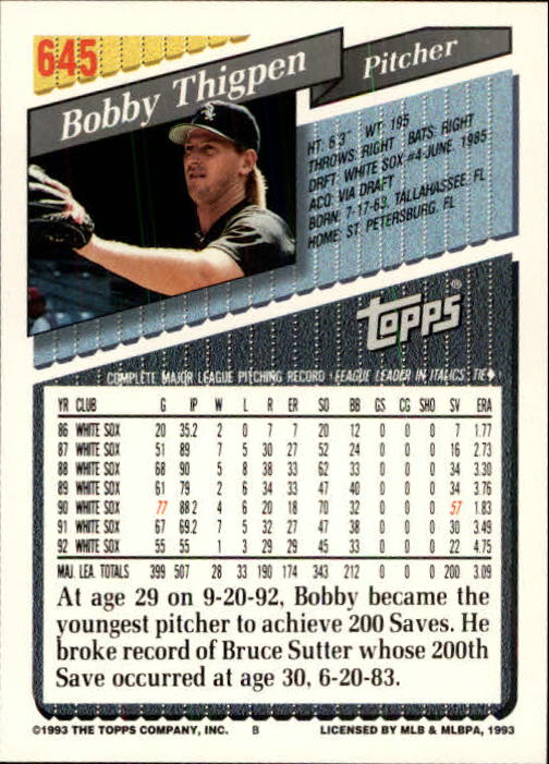 B4361- 1993 Topps Inaugural Rockies BB #s 501-750 -You Pick- 10+ FREE US SHIP - Picture 283 of 483