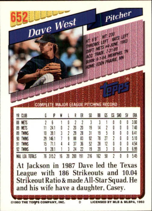B4361- 1993 Topps Inaugural Rockies BB #s 501-750 -You Pick- 10+ FREE US SHIP - Picture 297 of 483