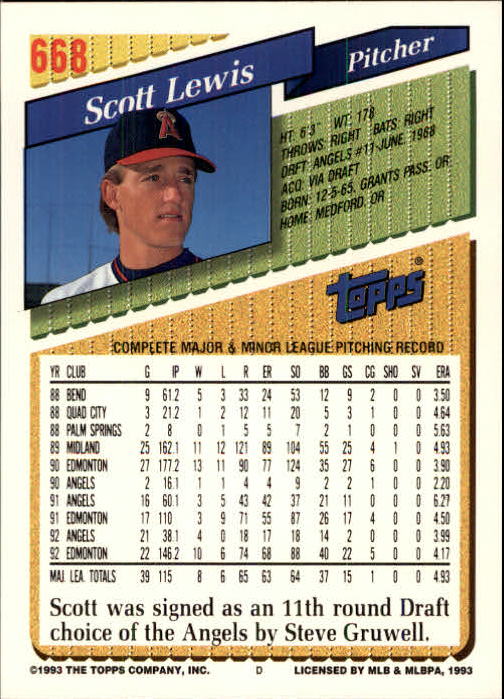 B4361- 1993 Topps Inaugural Rockies BB #s 501-750 -You Pick- 10+ FREE US SHIP - Picture 327 of 483