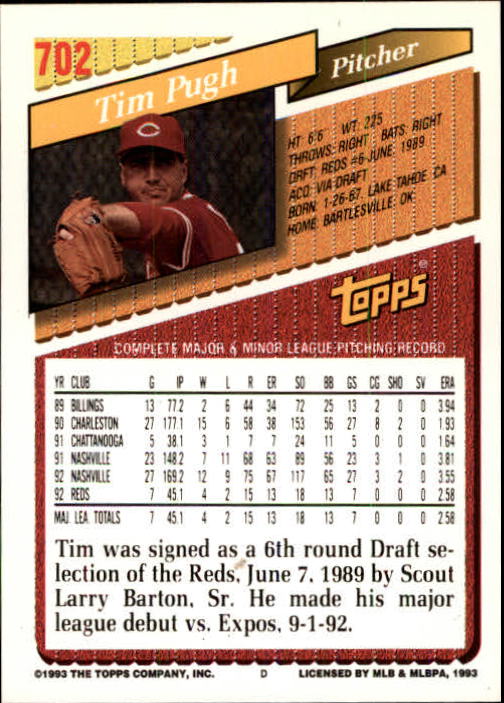 B4361- 1993 Topps Inaugural Rockies BB #s 501-750 -You Pick- 10+ FREE US SHIP - Picture 389 of 483