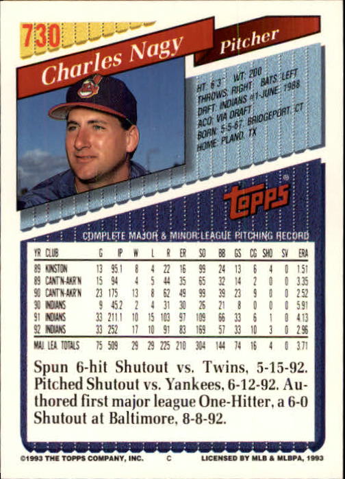 B4361- 1993 Topps Inaugural Rockies BB #s 501-750 -You Pick- 10+ FREE US SHIP - Picture 445 of 483