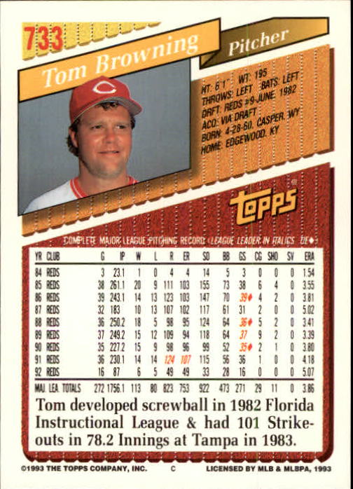 B4361- 1993 Topps Inaugural Rockies BB #s 501-750 -You Pick- 10+ FREE US SHIP - Picture 451 of 483