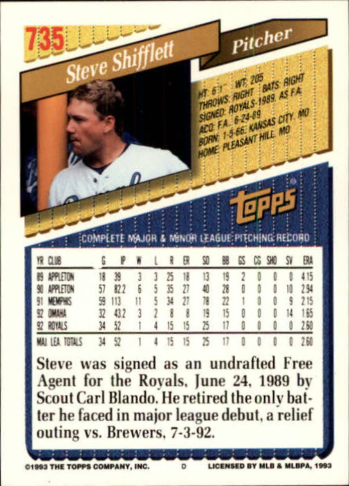B4361- 1993 Topps Inaugural Rockies BB #s 501-750 -You Pick- 10+ FREE US SHIP - Picture 455 of 483