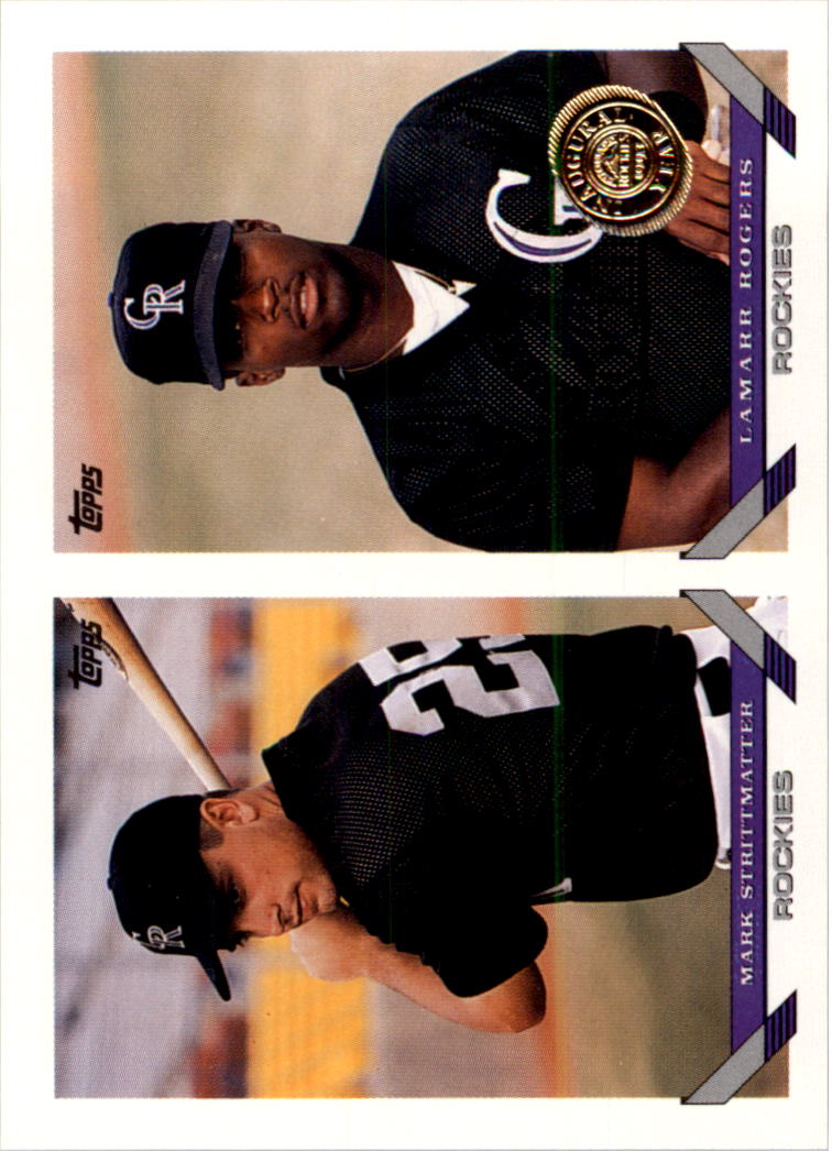 B4361- 1993 Topps Inaugural Rockies BB #s 501-750 -You Pick- 10+ FREE US SHIP - Picture 474 of 483