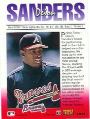 1993 Pinnacle #4 Deion Sanders - NM-MT - Baseball Card Connection
