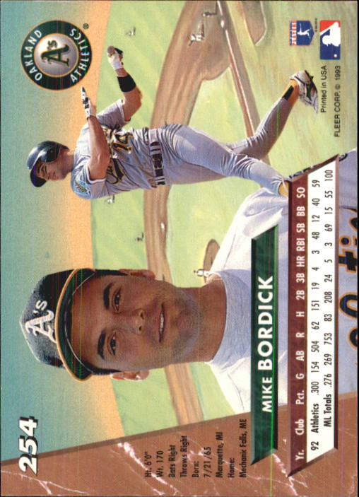 B2406- 1993 Ultra Baseball Cards 251-500 +Rookies -You Pick- 15+ FREE US SHIP - Picture 9 of 469