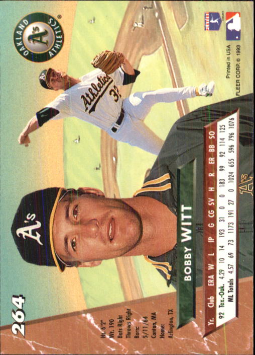 B2406- 1993 Ultra Baseball Cards 251-500 +Rookies -You Pick- 15+ FREE US SHIP - Picture 29 of 469
