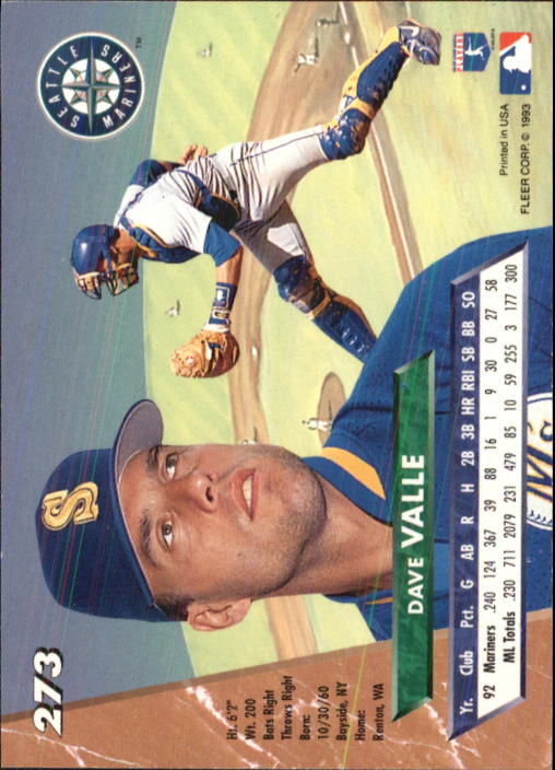 B2406- 1993 Ultra Baseball Cards 251-500 +Rookies -You Pick- 15+ FREE US SHIP - Picture 47 of 469