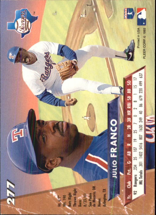 B2406- 1993 Ultra Baseball Cards 251-500 +Rookies -You Pick- 15+ FREE US SHIP - Picture 55 of 469