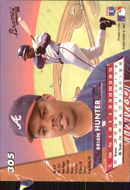 B2406- 1993 Ultra Baseball Cards 251-500 +Rookies -You Pick- 15+ FREE US SHIP - Picture 109 of 469