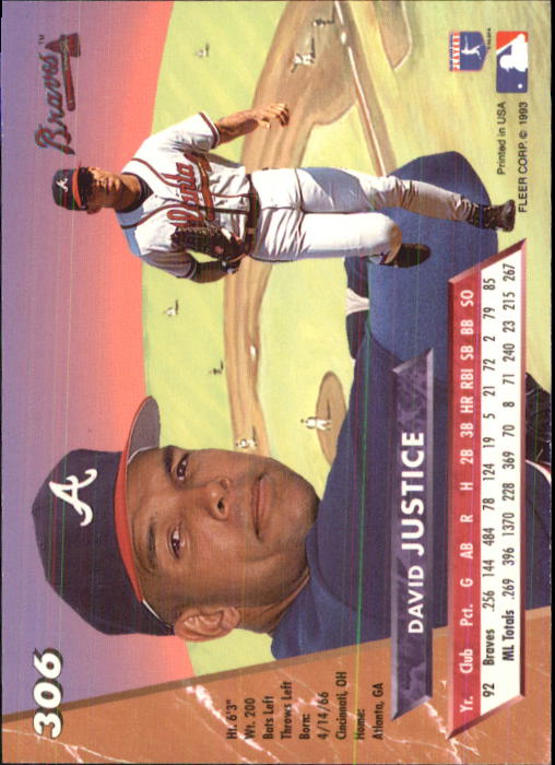 B2406- 1993 Ultra Baseball Cards 251-500 +Rookies -You Pick- 15+ FREE US SHIP - Picture 111 of 469