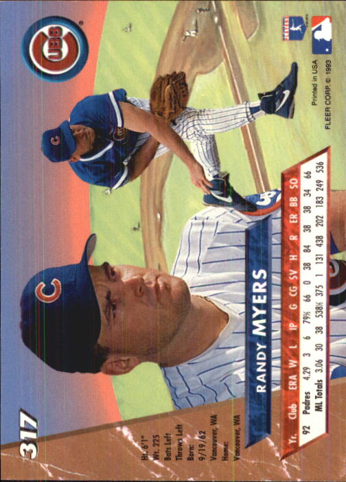 B2406- 1993 Ultra Baseball Cards 251-500 +Rookies -You Pick- 15+ FREE US SHIP - Picture 129 of 469
