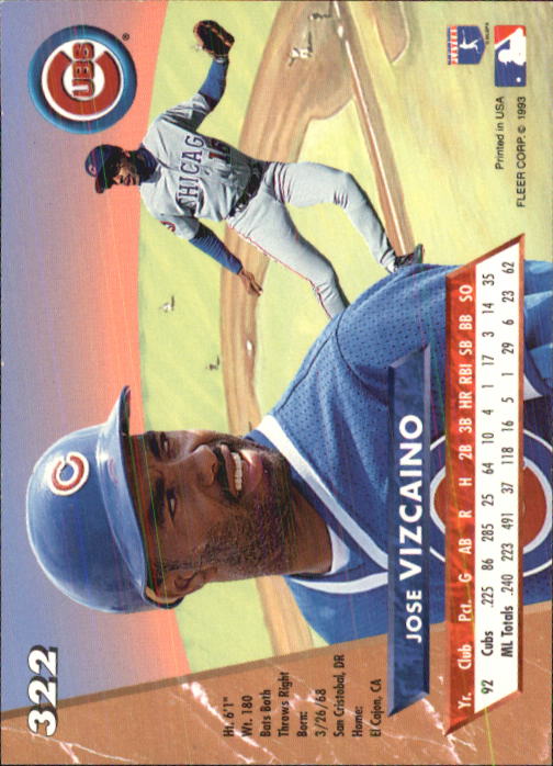 B2406- 1993 Ultra Baseball Cards 251-500 +Rookies -You Pick- 15+ FREE US SHIP - Picture 135 of 469