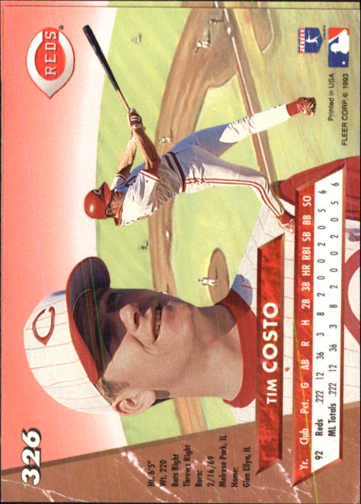 B2406- 1993 Ultra Baseball Cards 251-500 +Rookies -You Pick- 15+ FREE US SHIP - Picture 141 of 469