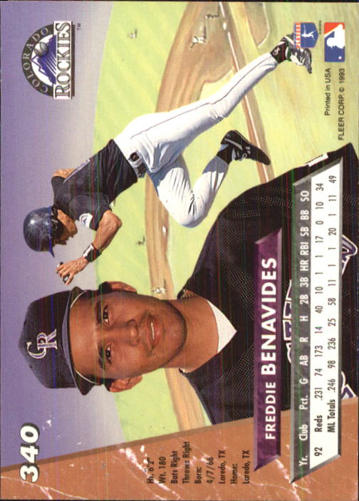 B2406- 1993 Ultra Baseball Cards 251-500 +Rookies -You Pick- 15+ FREE US SHIP - Picture 169 of 469