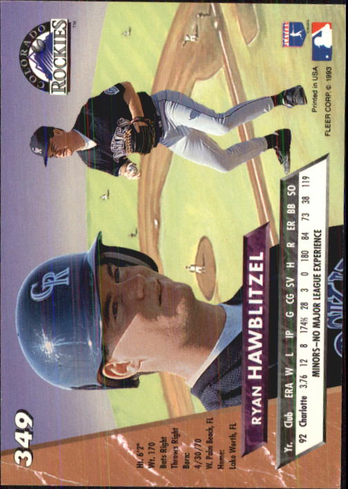 B2406- 1993 Ultra Baseball Cards 251-500 +Rookies -You Pick- 15+ FREE US SHIP - Picture 187 of 469