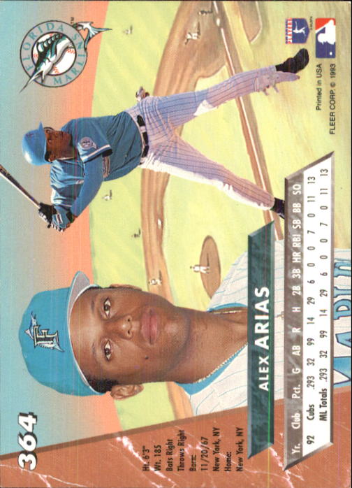 B2406- 1993 Ultra Baseball Cards 251-500 +Rookies -You Pick- 15+ FREE US SHIP - Picture 211 of 469