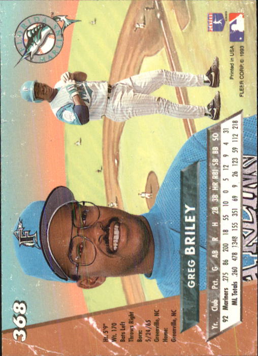 B2406- 1993 Ultra Baseball Cards 251-500 +Rookies -You Pick- 15+ FREE US SHIP - Picture 219 of 469