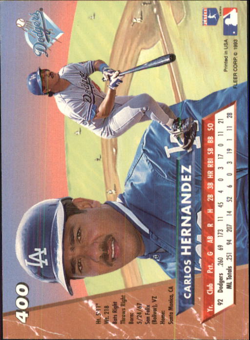 B2406- 1993 Ultra Baseball Cards 251-500 +Rookies -You Pick- 15+ FREE US SHIP - Picture 277 of 469