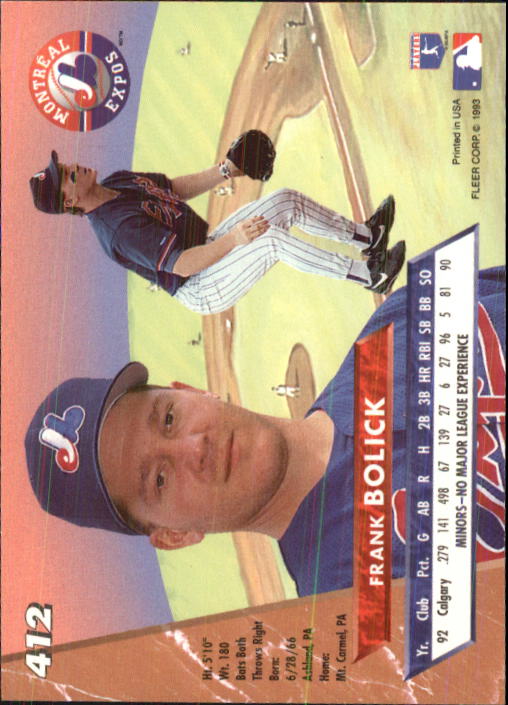 B2406- 1993 Ultra Baseball Cards 251-500 +Rookies -You Pick- 15+ FREE US SHIP - Picture 299 of 469