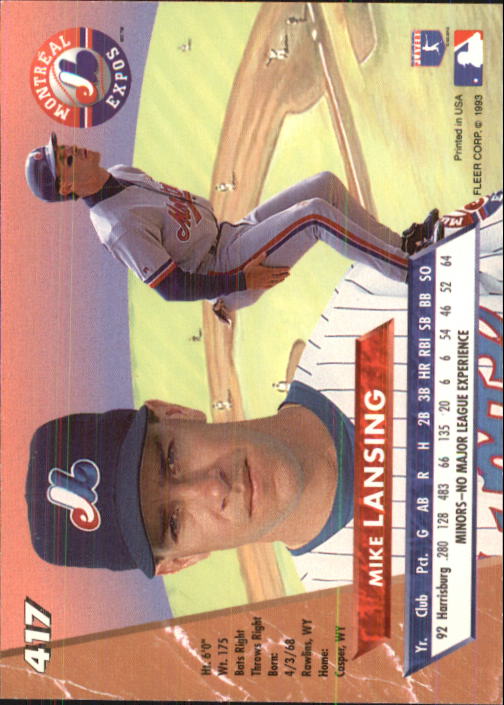 B2406- 1993 Ultra Baseball Cards 251-500 +Rookies -You Pick- 15+ FREE US SHIP - Picture 309 of 469