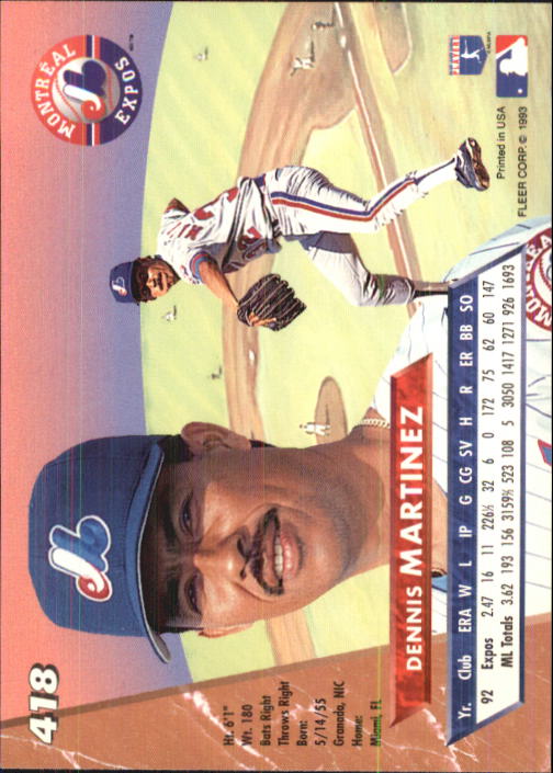 B2406- 1993 Ultra Baseball Cards 251-500 +Rookies -You Pick- 15+ FREE US SHIP - Picture 311 of 469